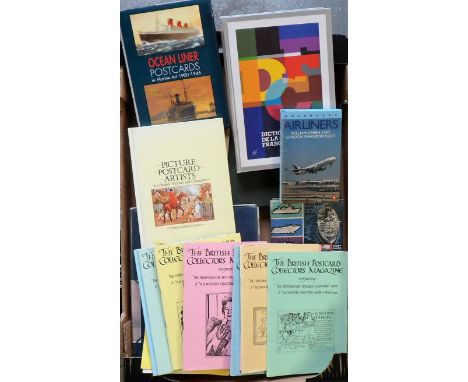 Postcard Collectors Books, selection of books inc. 'Dictionnaire de la Cartophilie Francophone' 1990 superb 798 page referenc