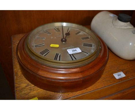A mahogany cased clock by Gent &amp; Co. Ltd of Leicester 