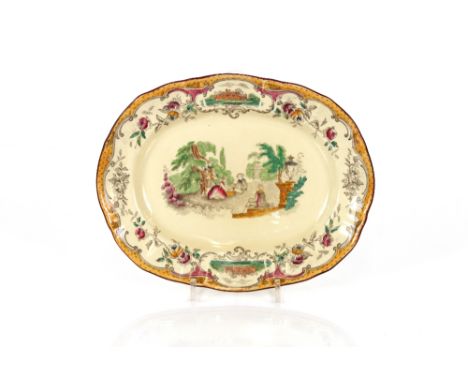 A Masons pottery oval platter, 28cm