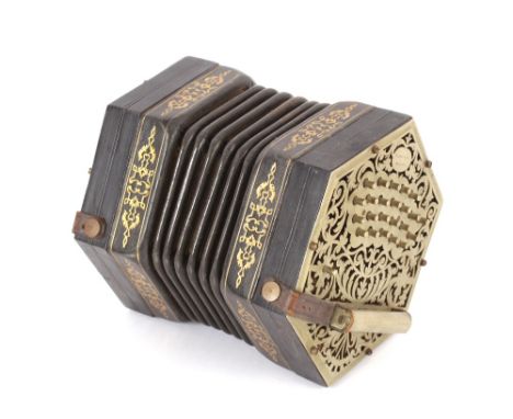 C Jeffries, a 46 button six fold concertina circa 1900
