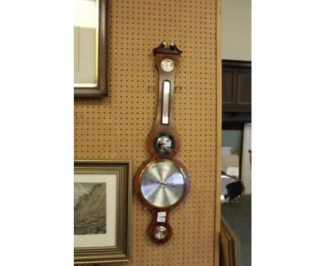 Modern brass barometer by Comitti