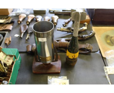 Inert Shell Case & RAF Display Item - possibly 420 Squadron