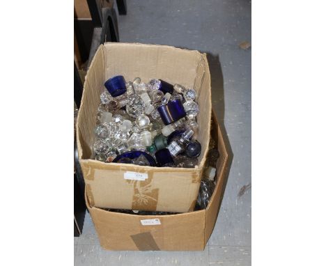 2 boxes of glass decanter stoppers