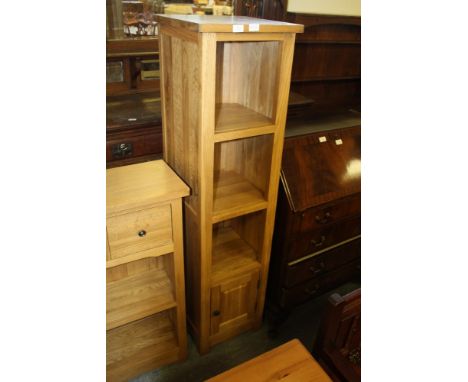 Light oak bookcase