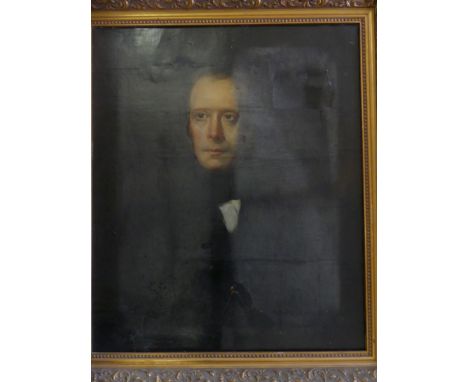 A 19th Century oil portrait (af)