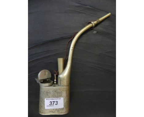 A 20th Century Chinese base metal opium pipe