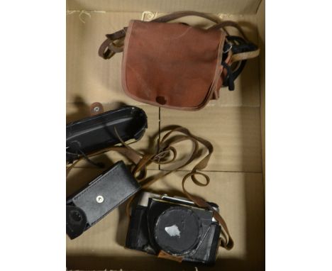 A Regula Sprint camera-  another Kodak Cresta;  a Rank Electra flash gun (3)