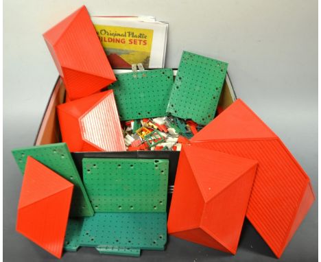 A bayko building set, with instructions