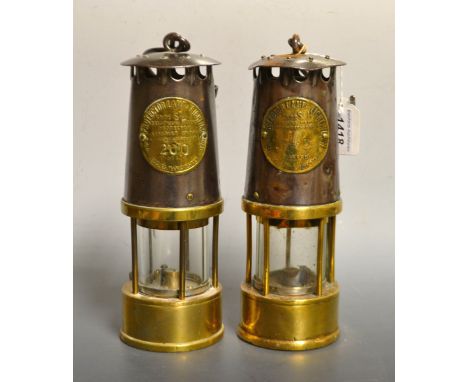An Eccles Miner's Lamp, Type S L; another (2)