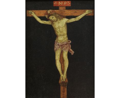 Workshop of Filippino Lippi (Prato 1457-1504 Florence)The Crucifixion oil and gold on panel40.7 x 30.4cm (16 x 11 15/16in).Fo