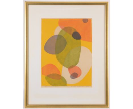 Signed, Mid Century Abstract Lithograph.  Pencil signed and titled in lower margin. Provenance: From the deceased estate of J