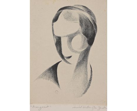 Mabel Wellington Jack (1899 - 1975) WPA era lithograph.  Pencil signed and titled in lower portion.Image Size: 4.25 x 3.25 in