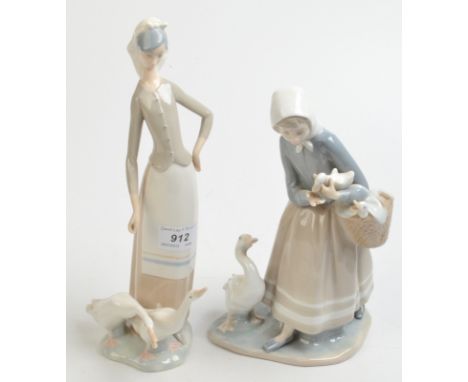 Two Lladro groups. 