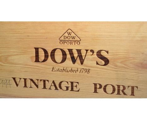 Dow's Vintage Port (6)
1994
Six bottle: in unopened wooden case