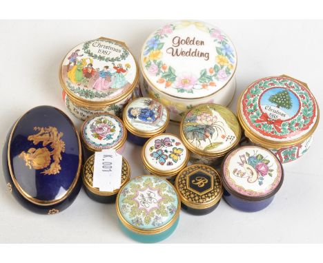 Halcyon Days, various patch boxes etc.