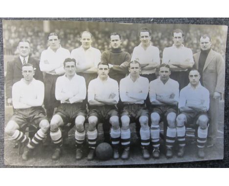 ARSENAL        A 11.5" X 8.5" black & white team group of the 1936 FA Cup Finalists issued by A. Wilkes & Son. The photo show
