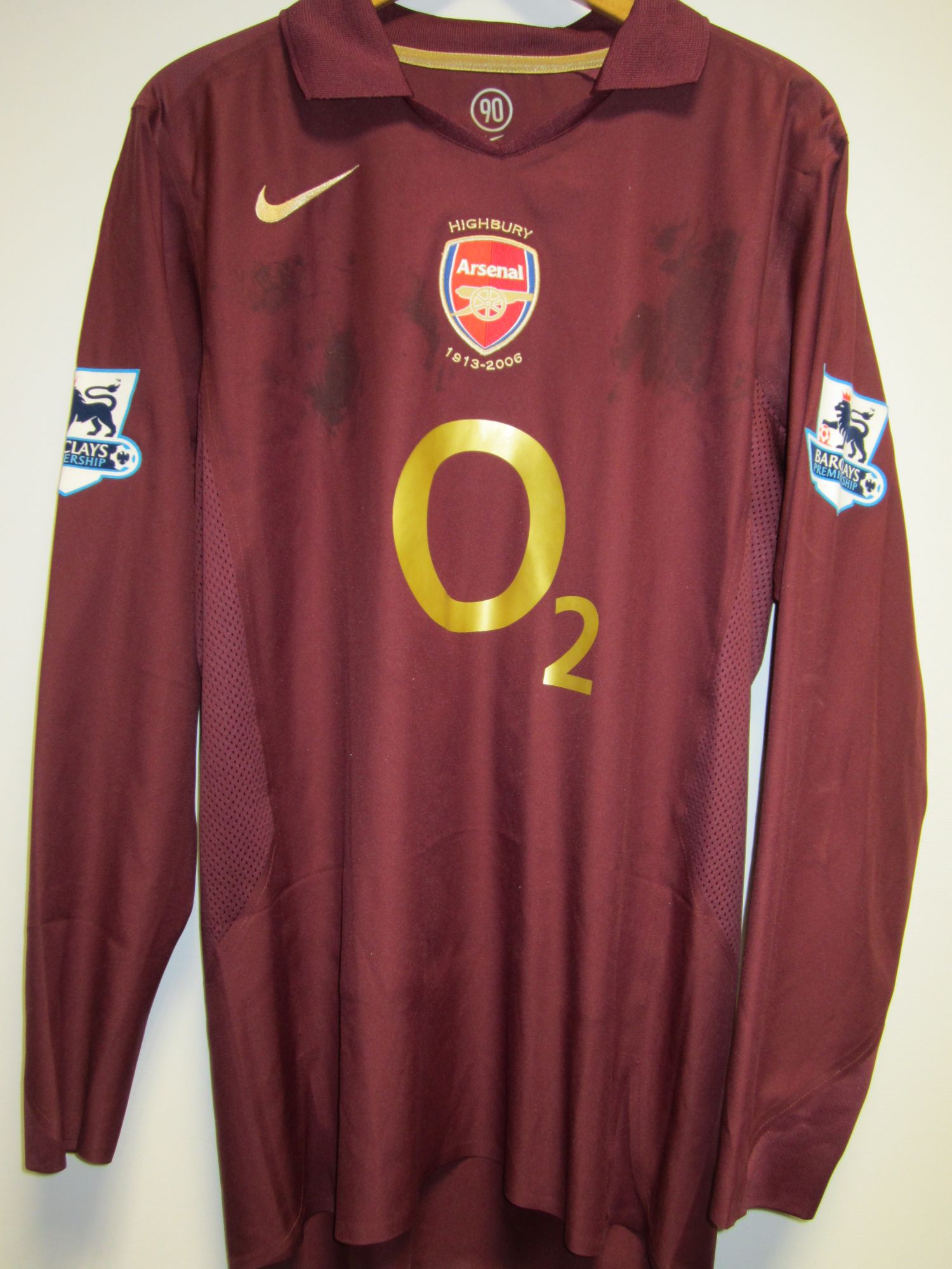 arsenal redcurrant shirt