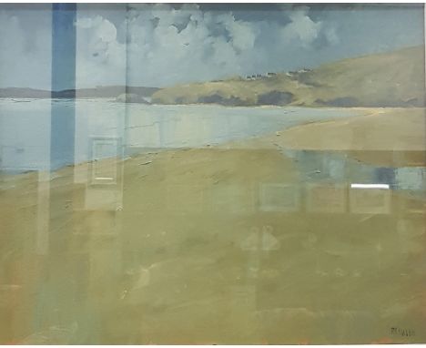 R T KILLEN - OIL ON CANVAS - IRISH COASTAL SCENE