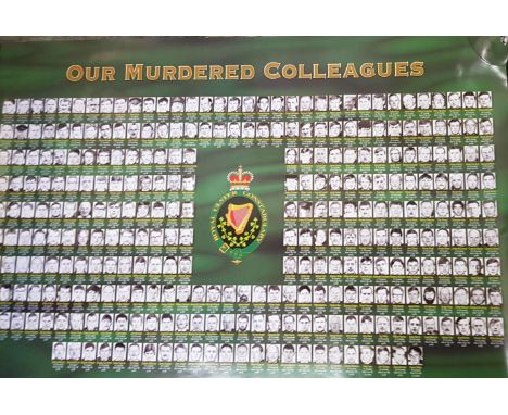 ROYAL ULSTER CONSTABULARY - OUR MURDERED COLLEAGUES POSTER