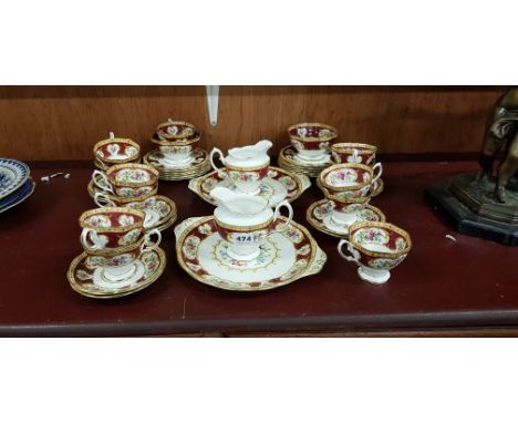 ROYAL ALBERT LADY HAMILTON TEA SERVICE