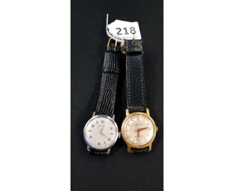 2 VINTAGE MECHANICAL WRIST WATCHES
