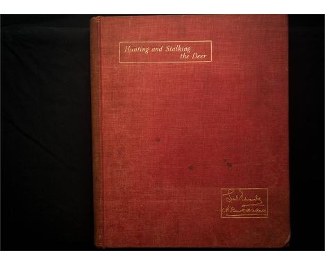 Hunting and Stalking The Deer. The Pursuit of Red, Fallow and Roe Deer in England and Scotland. Limited edition large paper c
