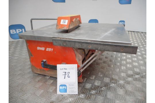Norton Sms 251 033737 Tile Cutter Electric Has A 110v 16amp Previous