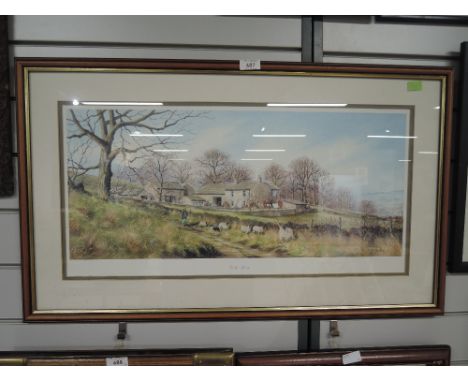 A vintage print titled early spring