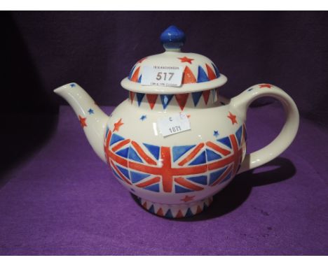 An Emma Bridgewater teapot, in Union Jack design