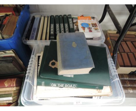 A selection of vintage On The Road volumes and similar