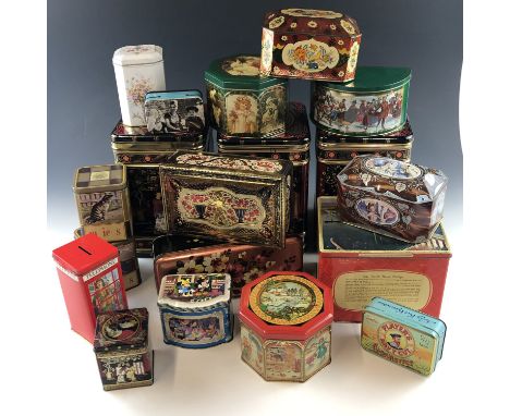 Vintage Japanned and advertising tins 