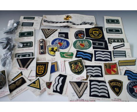 A quantity of Baden / Wurttemberg German Police / Deutsche Polizei insignia