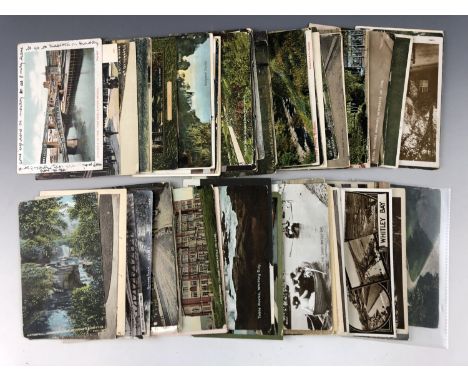 A quantity of vintage postcards relating to Newcastle, Whitley Bay, Gateshead, Hartlepool, Bedlington etc