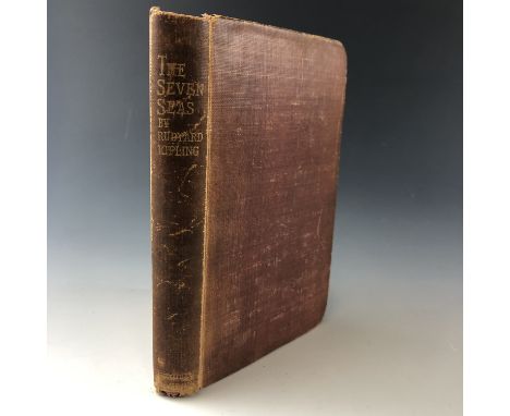 A first edition of Rudyard Kipling's 'The Seven Seas', Methuen &amp; Co, 1896