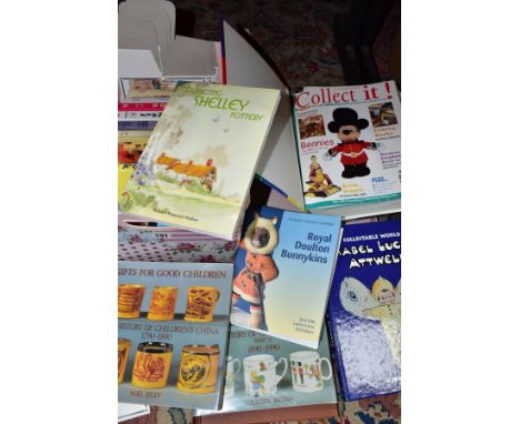 CERAMIC COLLECTING REFERENCE BOOKS, ETC, to include two volumes of Gifts for Good Children  by Noel Riley and Maureen Batkin,