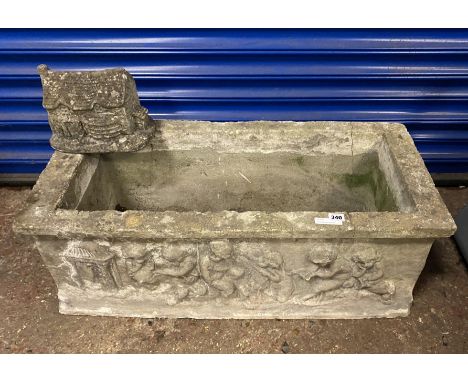 LARGE GARDEN TROUGH &amp; CONCRETE HOUSE