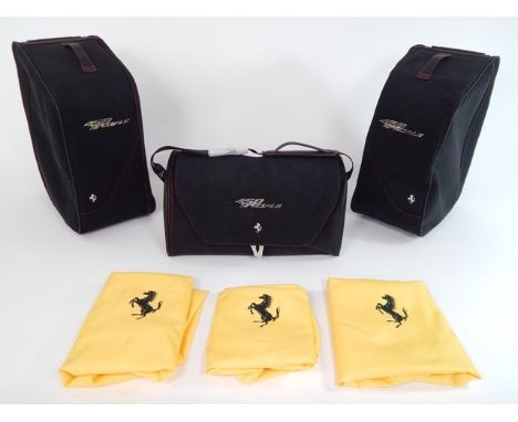 Original Ferrari 458 Speciale complete 3-piece Schedoni luggage set.Original 2013 - 2015 Ferrari 458 Speciale Complete 3 Piec
