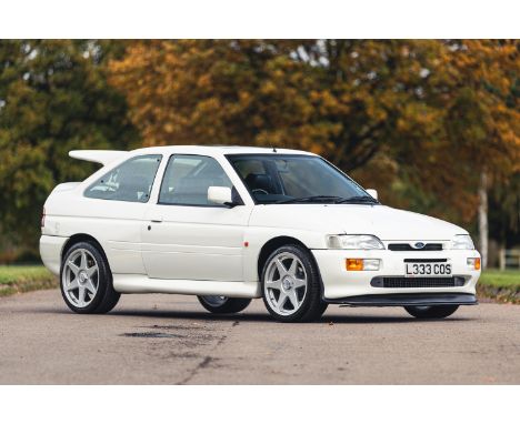 An all original, UK right-hand drive 1993 Ford Escort Cosworth, just 13,800 miles from new.The Escort RS Cosworth proved that