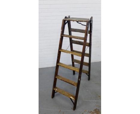 Vintage ladders, 146 x 41cm