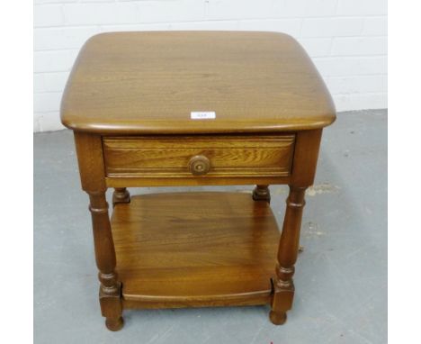 An Ercol 'Old Colonial' range lamp table in Golden Dawn finish, 54 x 48cm