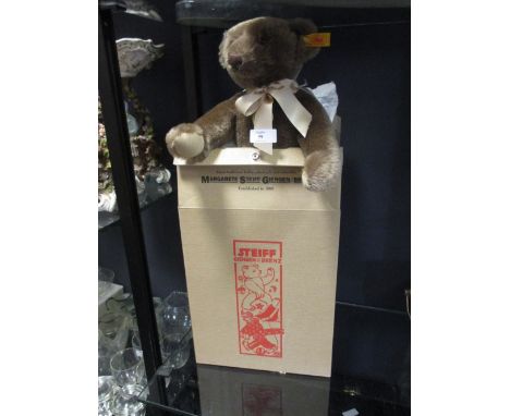 A Steiff brown 1906 'Classic' teddy bear, in original cardboard box  