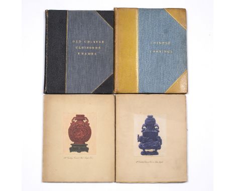 Four Spink Chinese art catalogues circa 1920s-1930s A selection of Chinese Carvings, Old Chinese Cloisonne enamel, a selectio