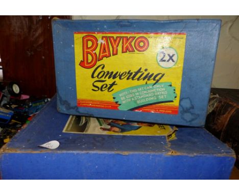 Two Bayko building sets in original boxes with instructions etc
