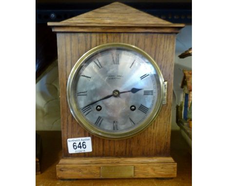 Morath Bros of Liverpool, chiming mantel clock