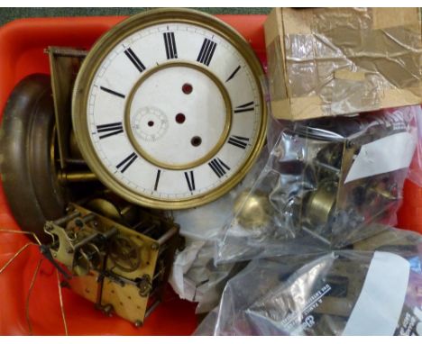 Box of clock movements and barometer movement