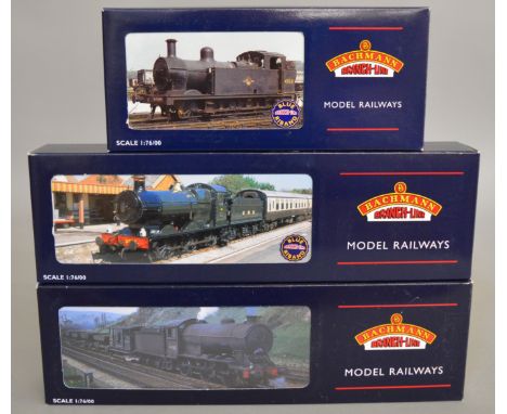 OO Gauge. 3 boxed Bachmann Locomotives including 32-305 BR Collett Goods 2217, 32-228 BR black 3F Fowler Jinty 47266 and 31-8
