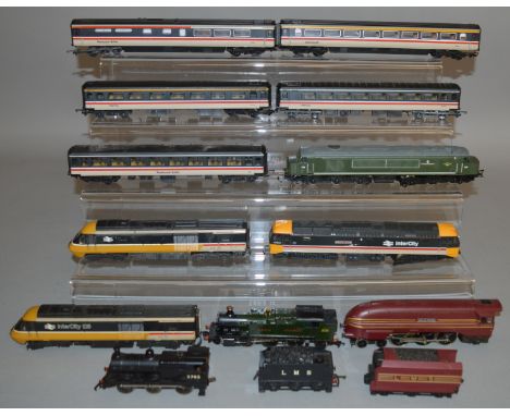 OO Gauge. 6 unboxed Locomotives by Hornby, Mainline etc. including APT (with Dummy Unit) and Diesel Inter City Locomotives wi