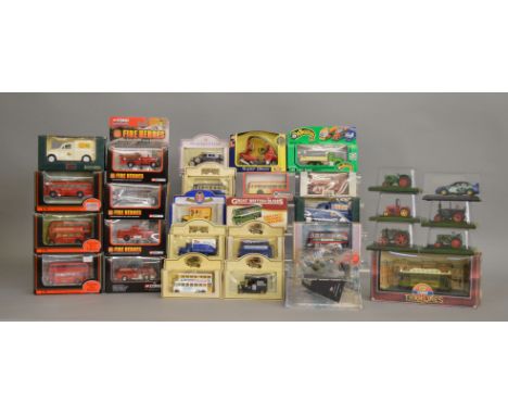 30 boxed diecast models by Lledo, Corgi and others including Tractor models from the Hachette partwork, EFE bus and truck mod