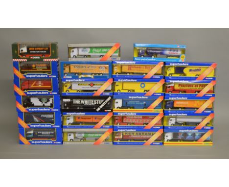 23 Corgi diecast models from the Superhaulers range, all are 1:64 scale and are boxed (23)