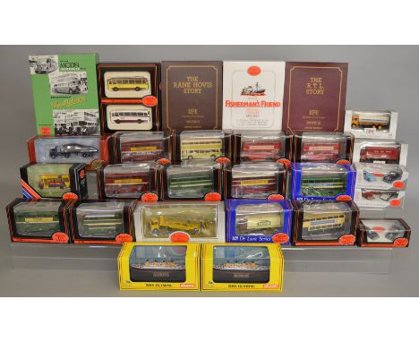 27 boxed Exclusive First Edition diecast models which includes; cars, buses, ships etc (27).